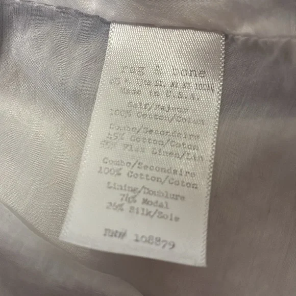 Vintage Rag & Bone linen blend shift dress w/ hidden buttons from Neiman’s . - Picture 9 of 13